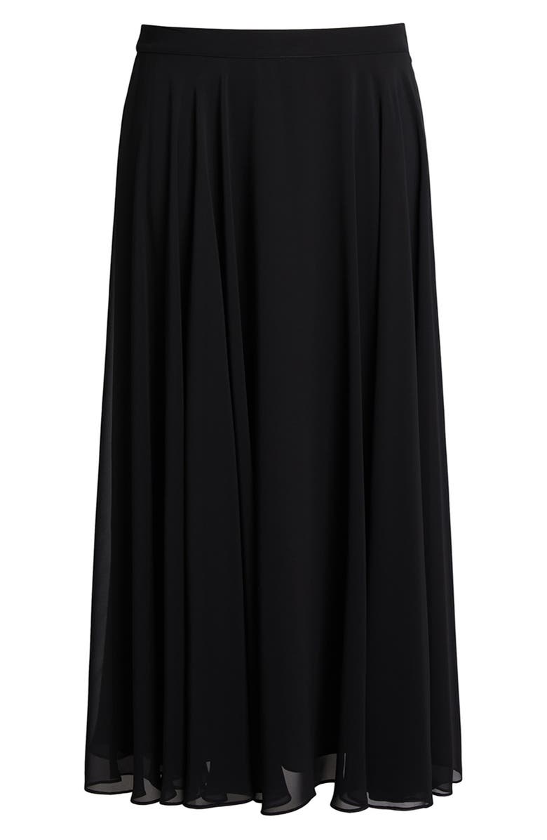Marina Rinaldi Georgette Crepe Skirt, Alternate, color,