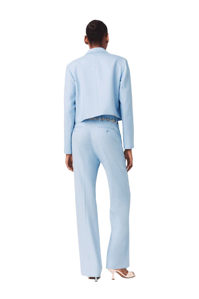 Short single-breasted jacket, Alternate, color, Blue sky