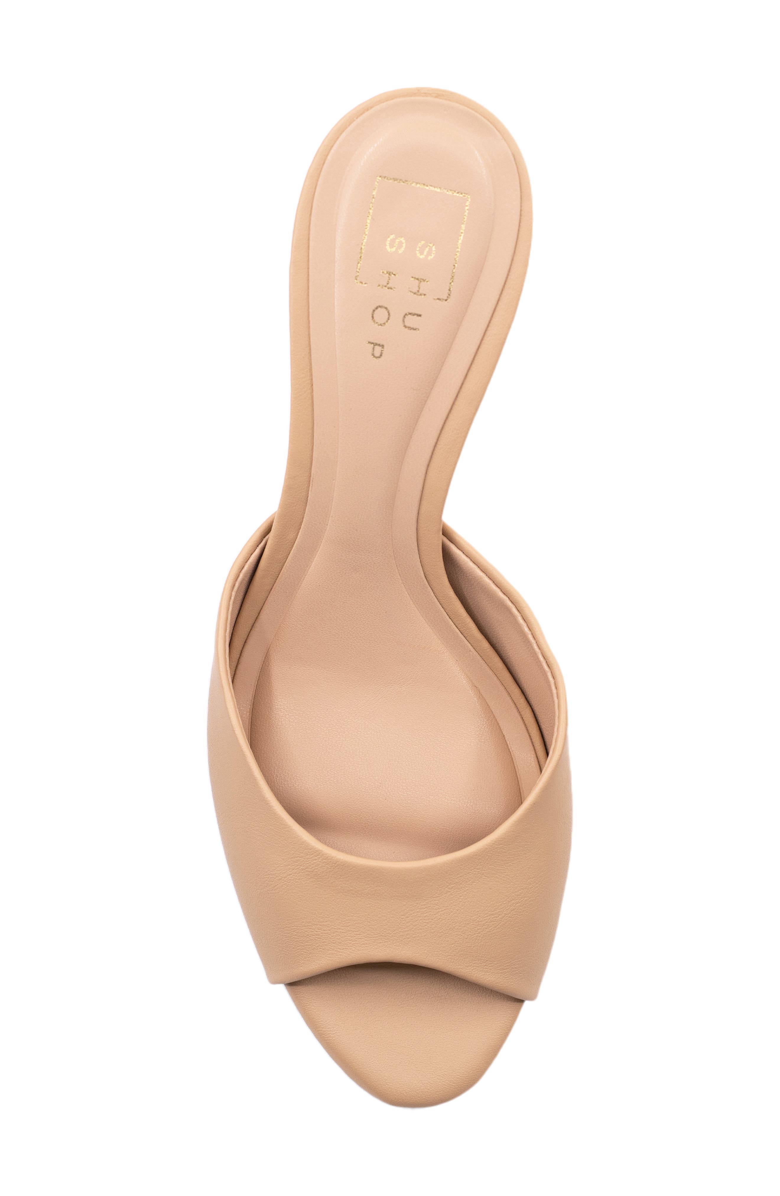 Elaine Slide Sandal, Alternate, color, NUDE