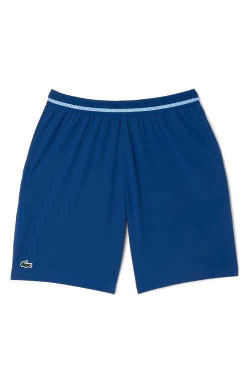 Lacoste Tech Shorts In Blue