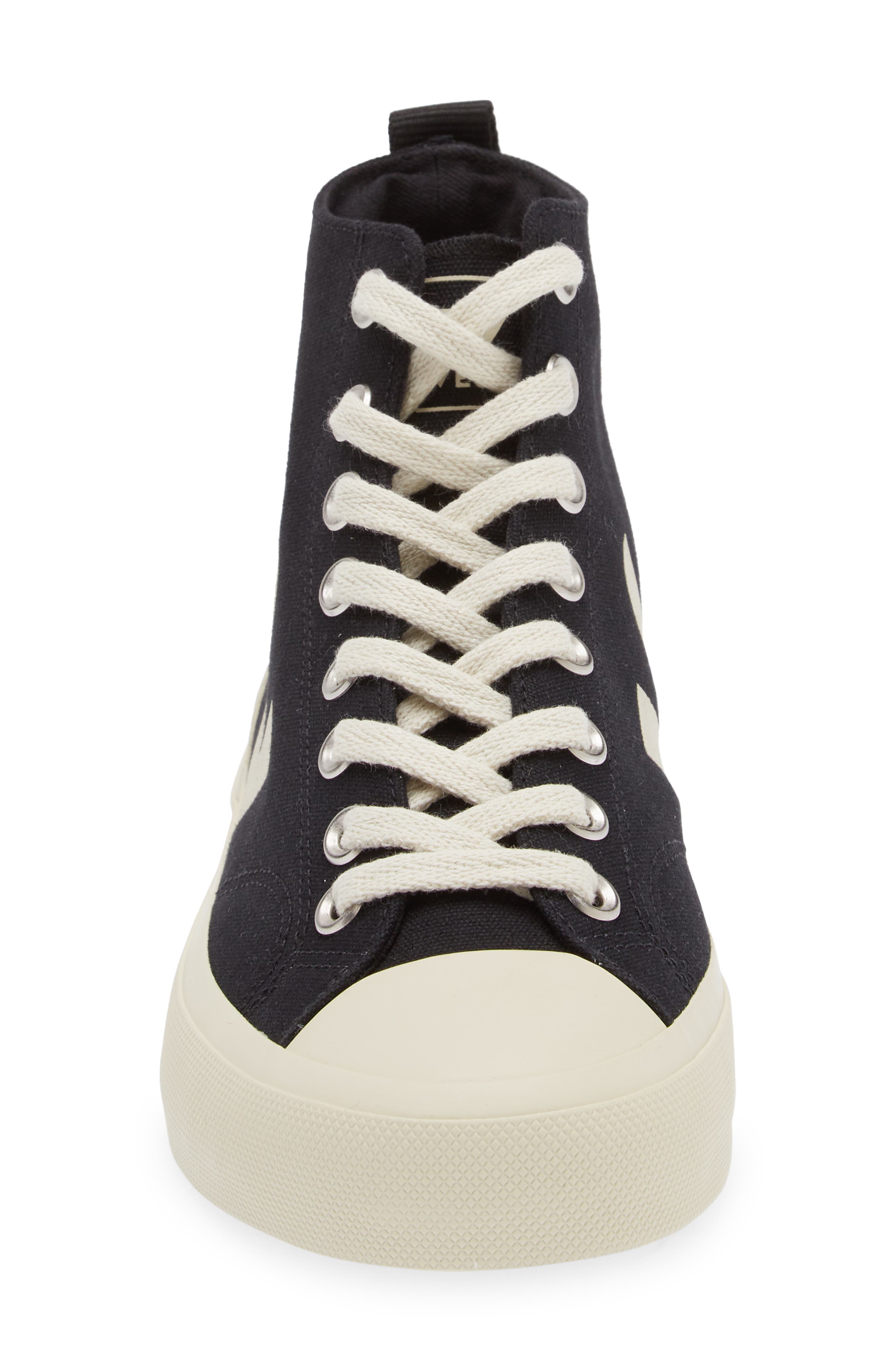 Veja Wata II High Top Sneaker, Alternate, color, Black Pierre