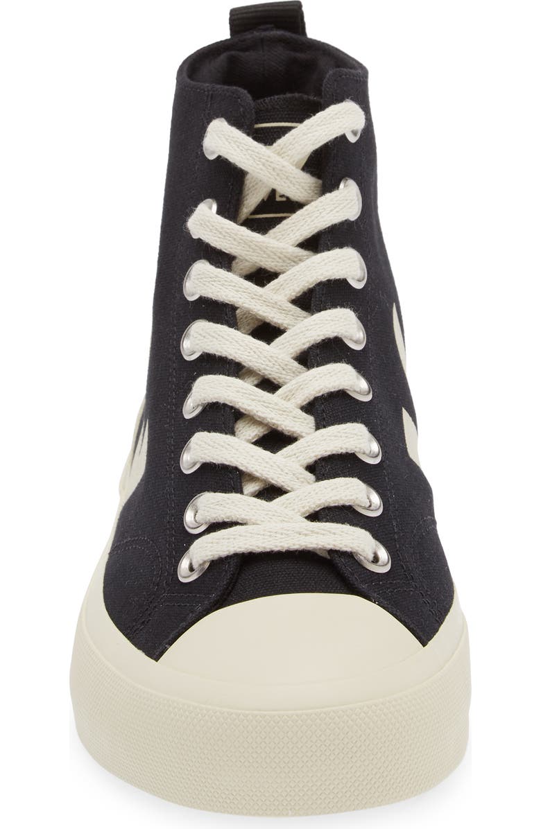 Veja Wata II High Top Sneaker, Alternate, color, Black Pierre