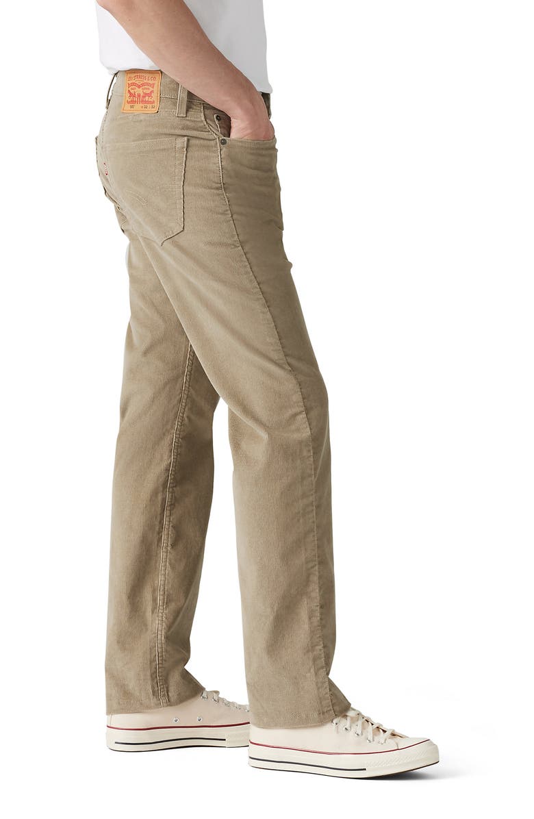Levi's 505<sup>™</sup> Regular Straight Leg Corduroy Pants, Alternate, color, Rinse Timberworlf 14