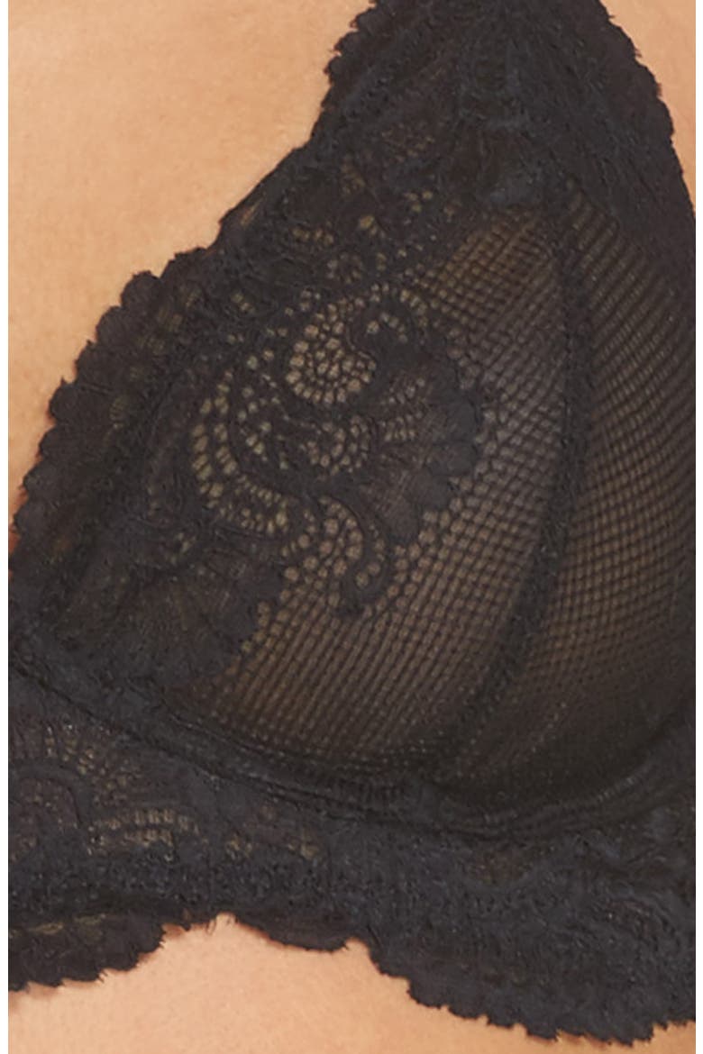 Intimately FP Jasmine Underwire Bralette, Alternate, color, BLACK
