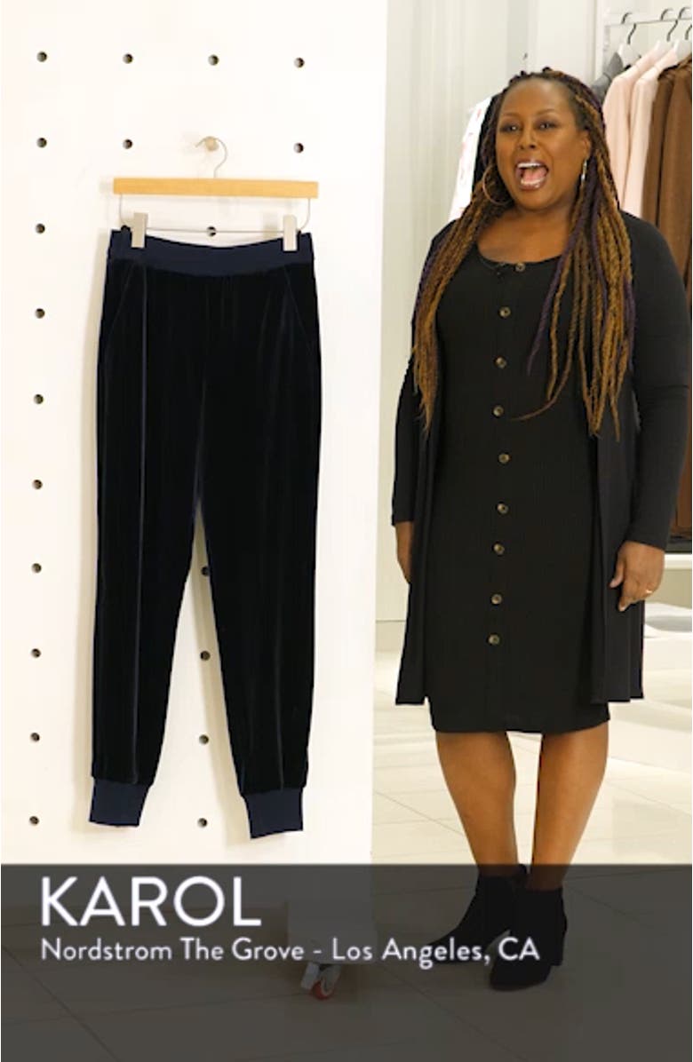 Velvet Joggers, sales video thumbnail