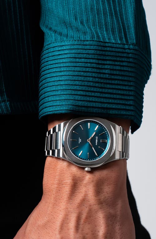 D1 Milano Ultra Thin Steel 39mm Watch In Silver