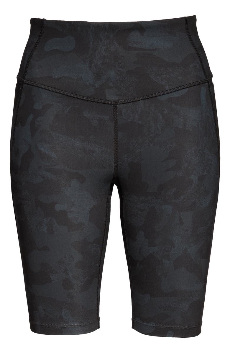 Zella Studio Lite Print Pocket Bike Shorts, Alternate, color,