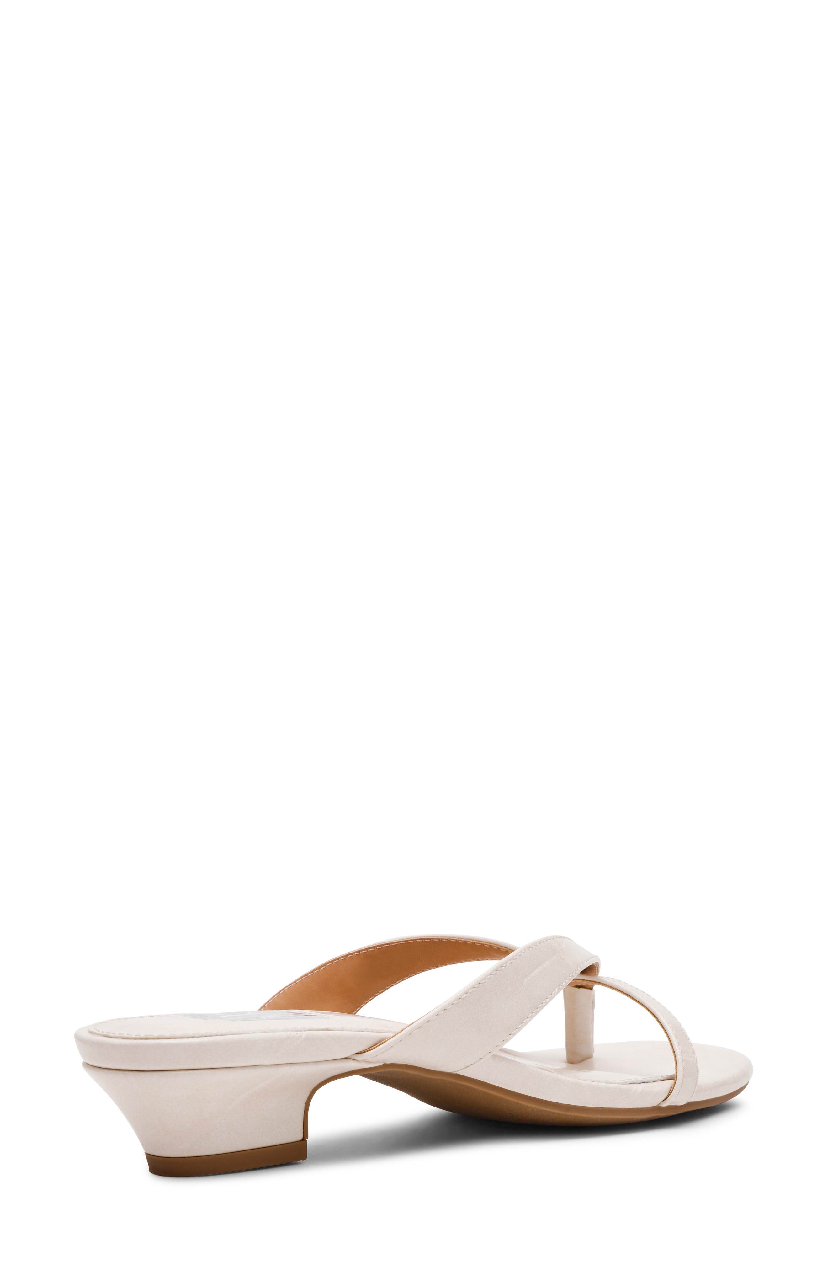 Bex Kitten Heel Sandal, Alternate, color, IVORY