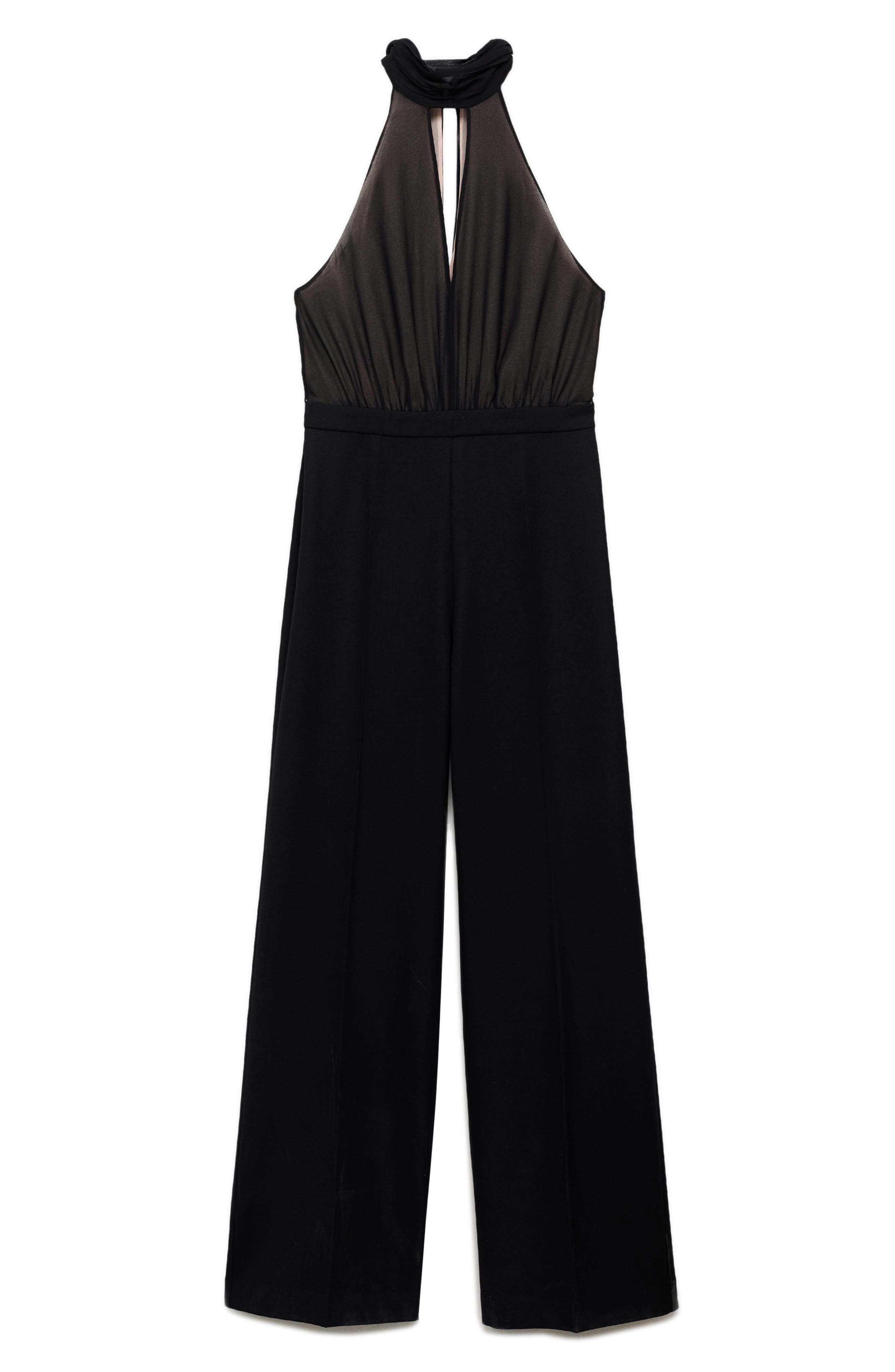 MANGO Wide Leg Jumpsuit