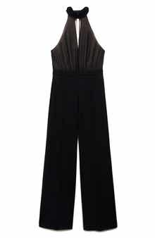 MANGO Wide Leg Jumpsuit