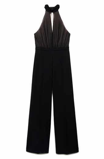 MANGO Wide Leg Jumpsuit