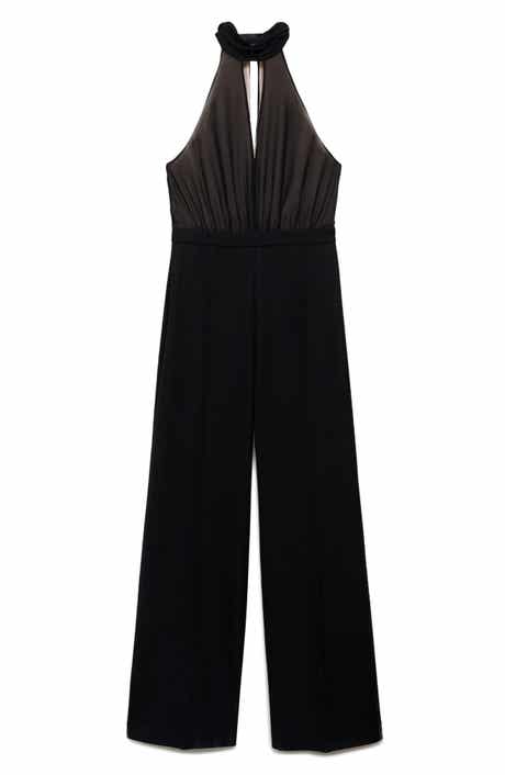 MANGO Wide Leg Jumpsuit