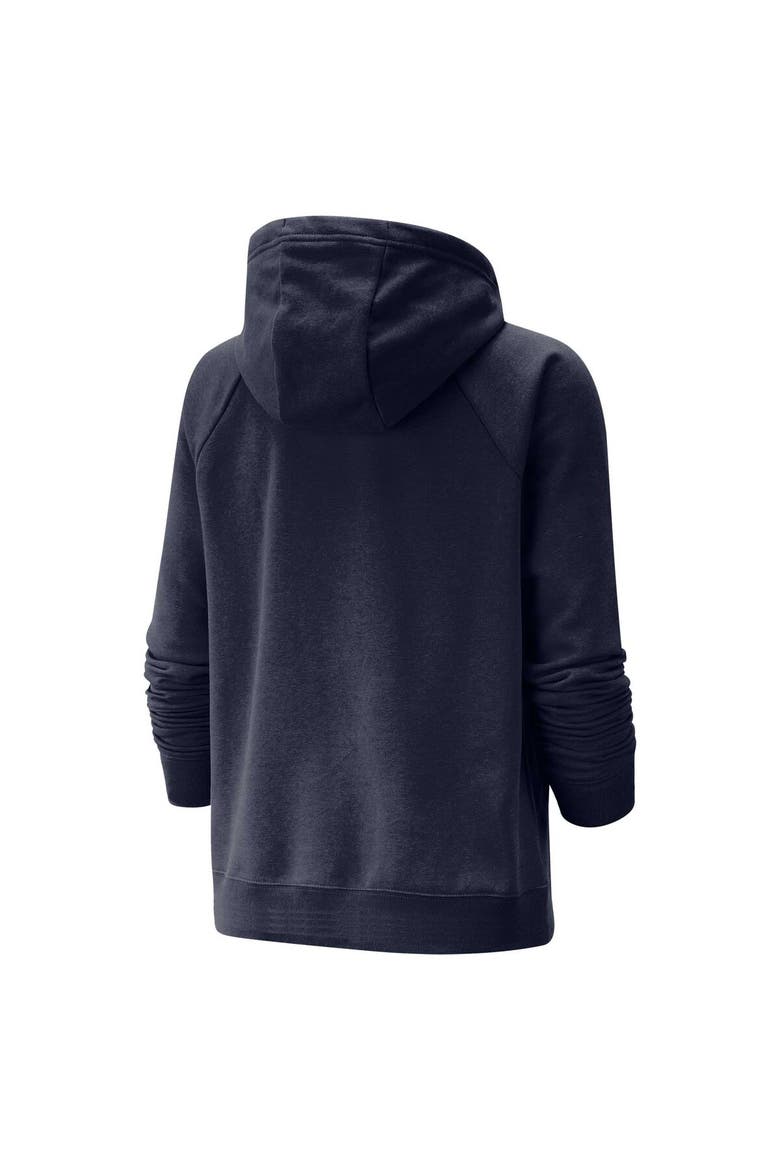 Women's Nike Navy Virginia Cavaliers Red, White & Hoo Raglan Pullover Hoodie, Alternate, color, Navy