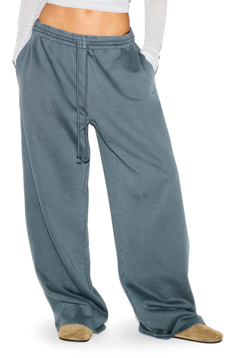 Fleece Sweatpants, Main, color, ZIRCON