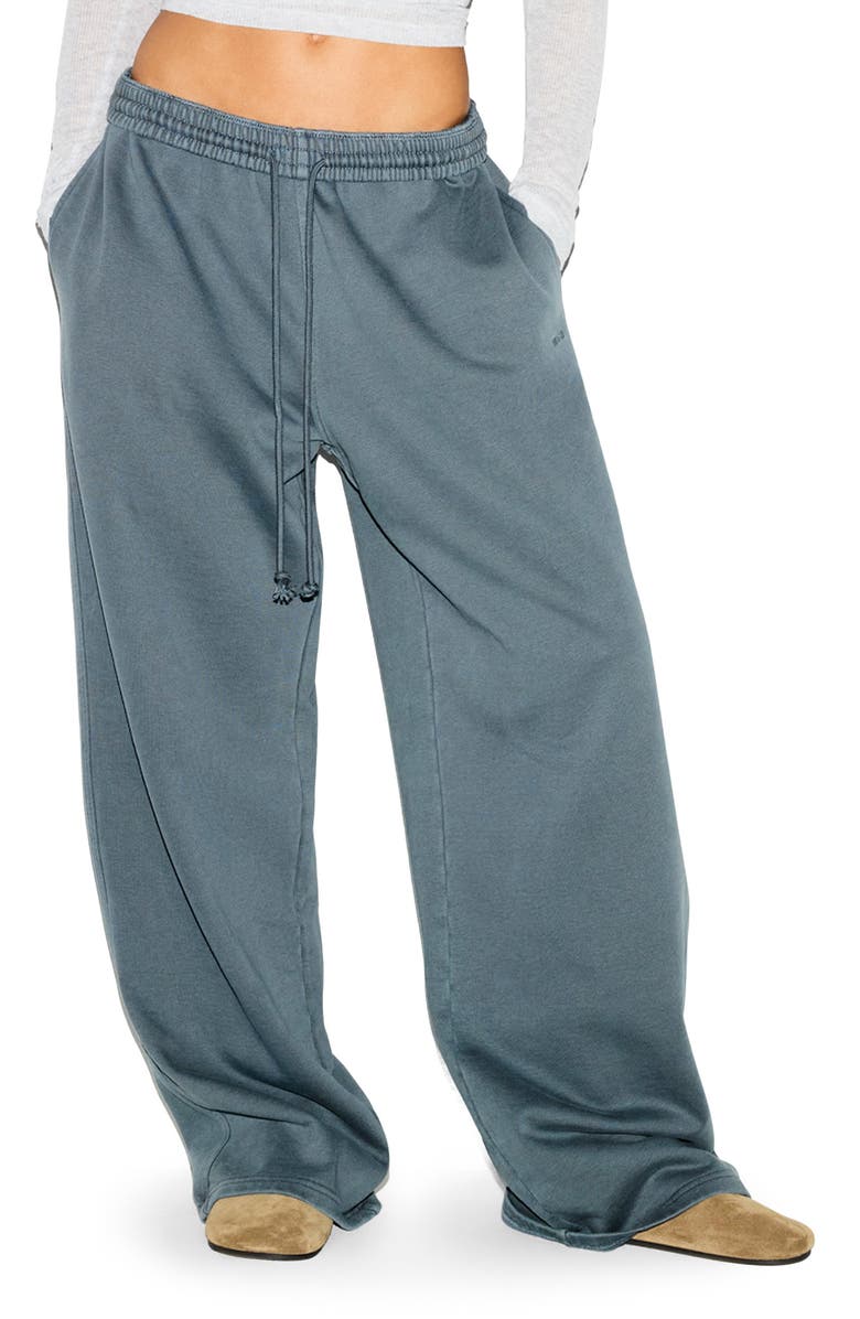 SKIMS Fleece Sweatpants, Main, color, Zircon