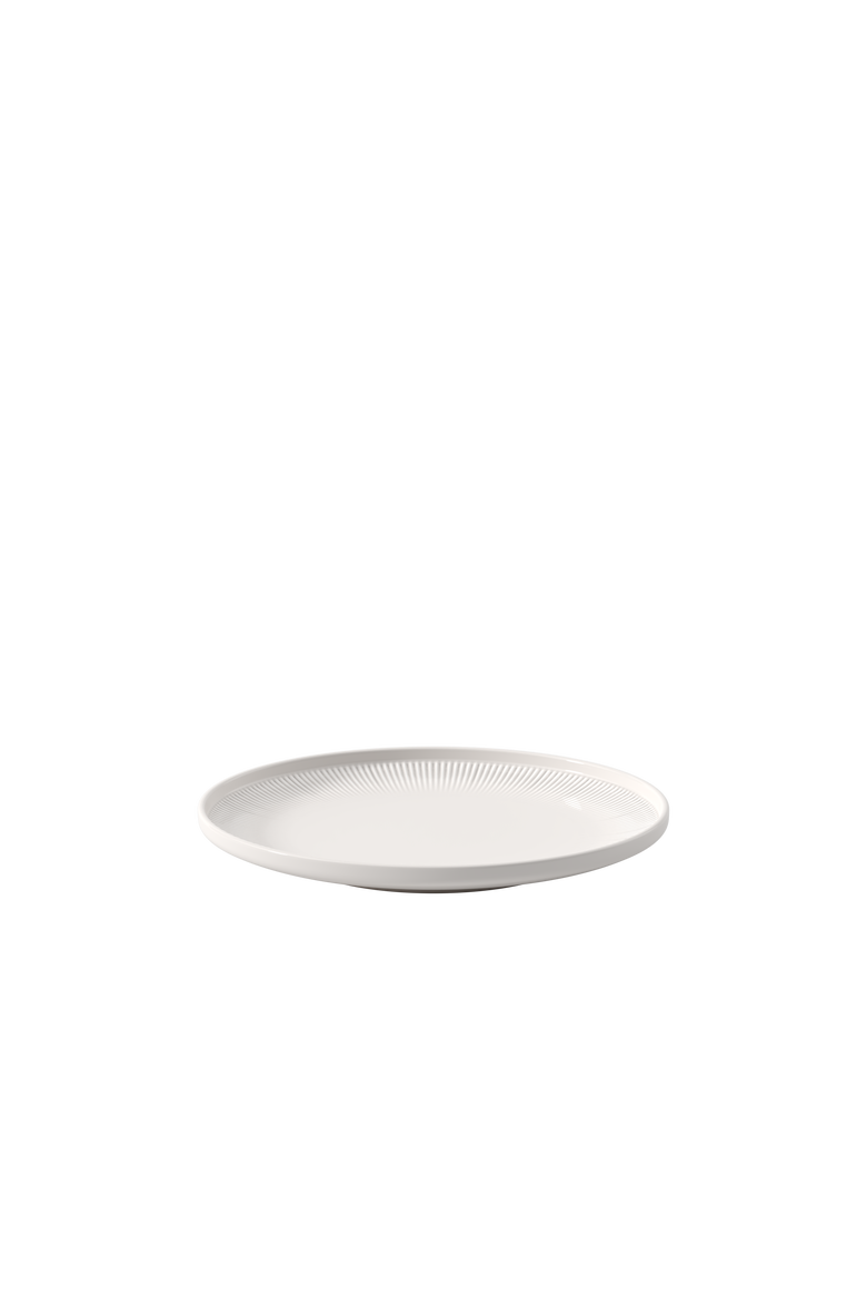 Afina Salad Plate, Alternate, color, White