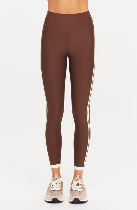 Daytona High Waist Stripe Midi Leggings