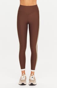 The Upside Daytona High Waist Stripe Midi Leggings