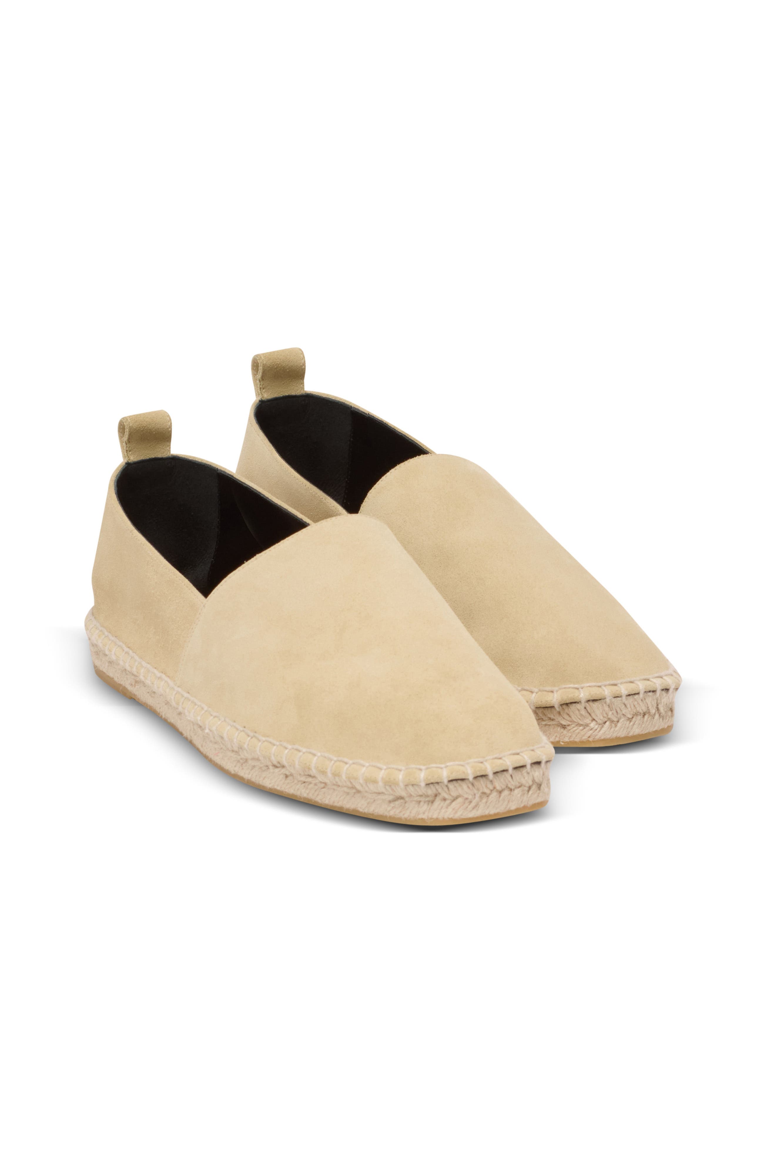 Balmain Suede espadrilles, Main, color, Beige