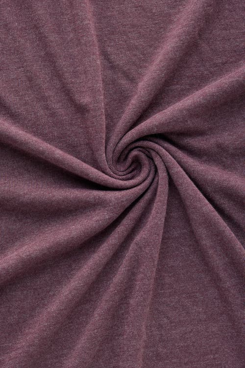Wolf Vs. Goat (wvg) Light Weight Viscose Sorona Long Sleeve Crew Neck T-shirt In Burgundy