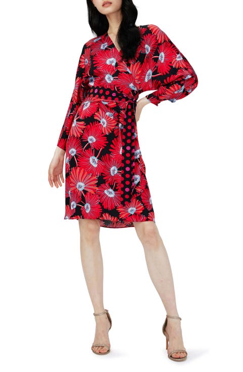 Mikah Long Sleeve Wrap Dress
