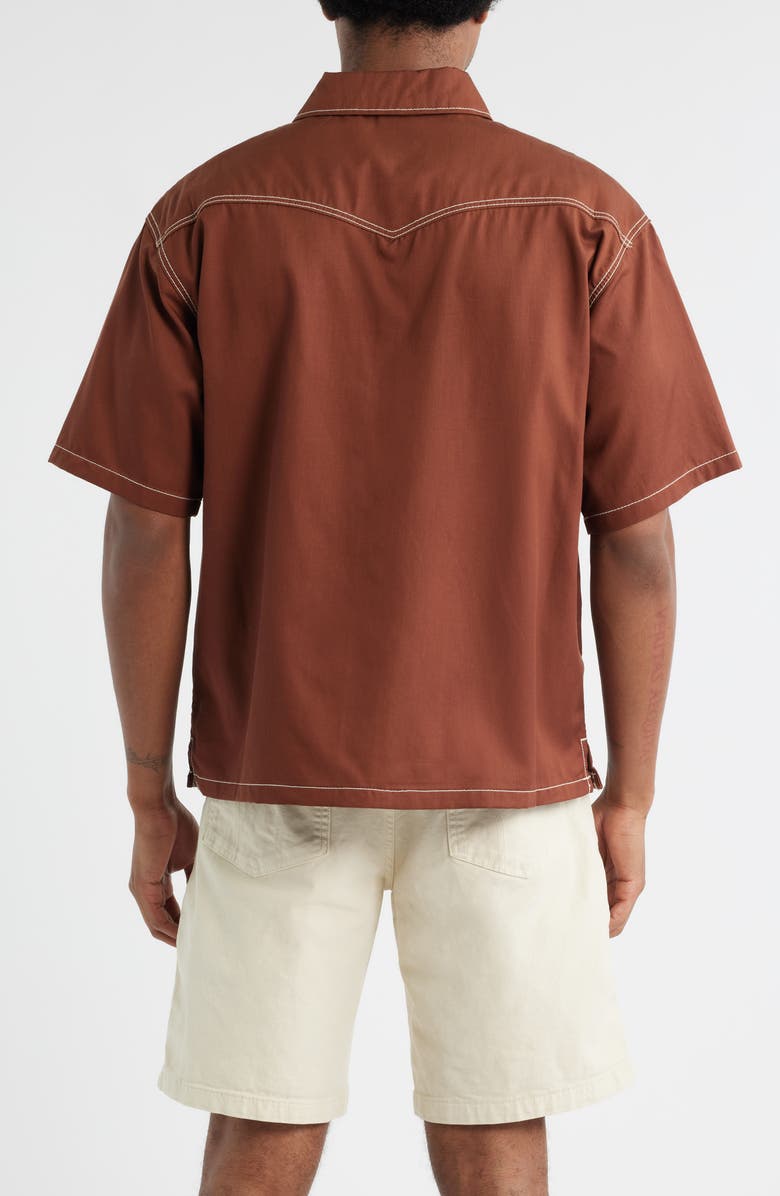 Dickies River Ranch Short Sleeve Snap-Up Shirt, Alternate, color, 