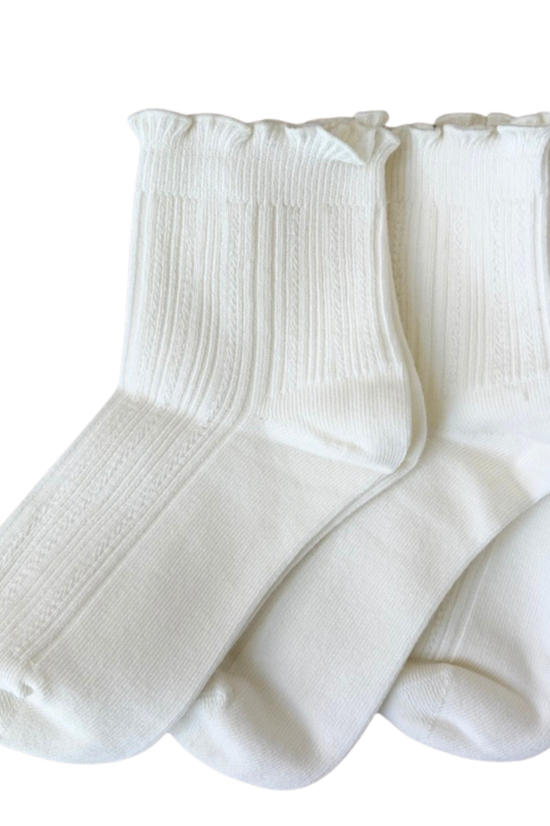 Flutter Ankle Sock 3PK, Alternate, color, Snowflake
