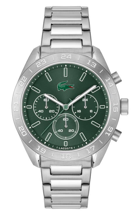 Boston Chronograph Bracelet Watch, 42mm
