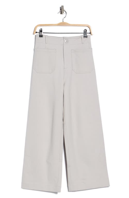 T Tahari Crop Wide Leg Pants In White