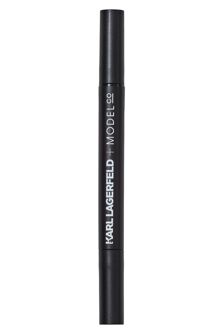 KARL LAGERFELD + MODELCO Kiss Me Karl Liquid Liner and Beauty Stamp (Nordstrom Exclusive), Alternate, color, CHOUPETTE