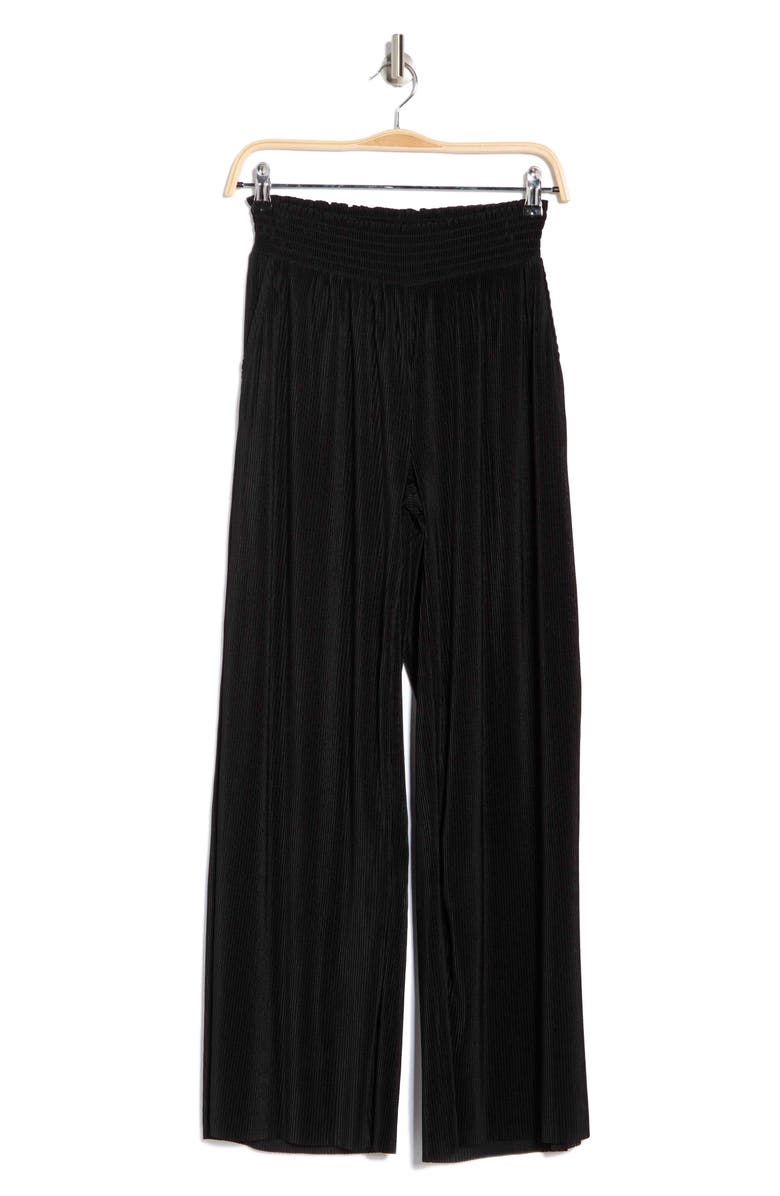 Ellen Tracy Plissé Wide Leg Pants, Alternate, color, 