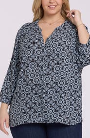 NYDJ Pintuck Top