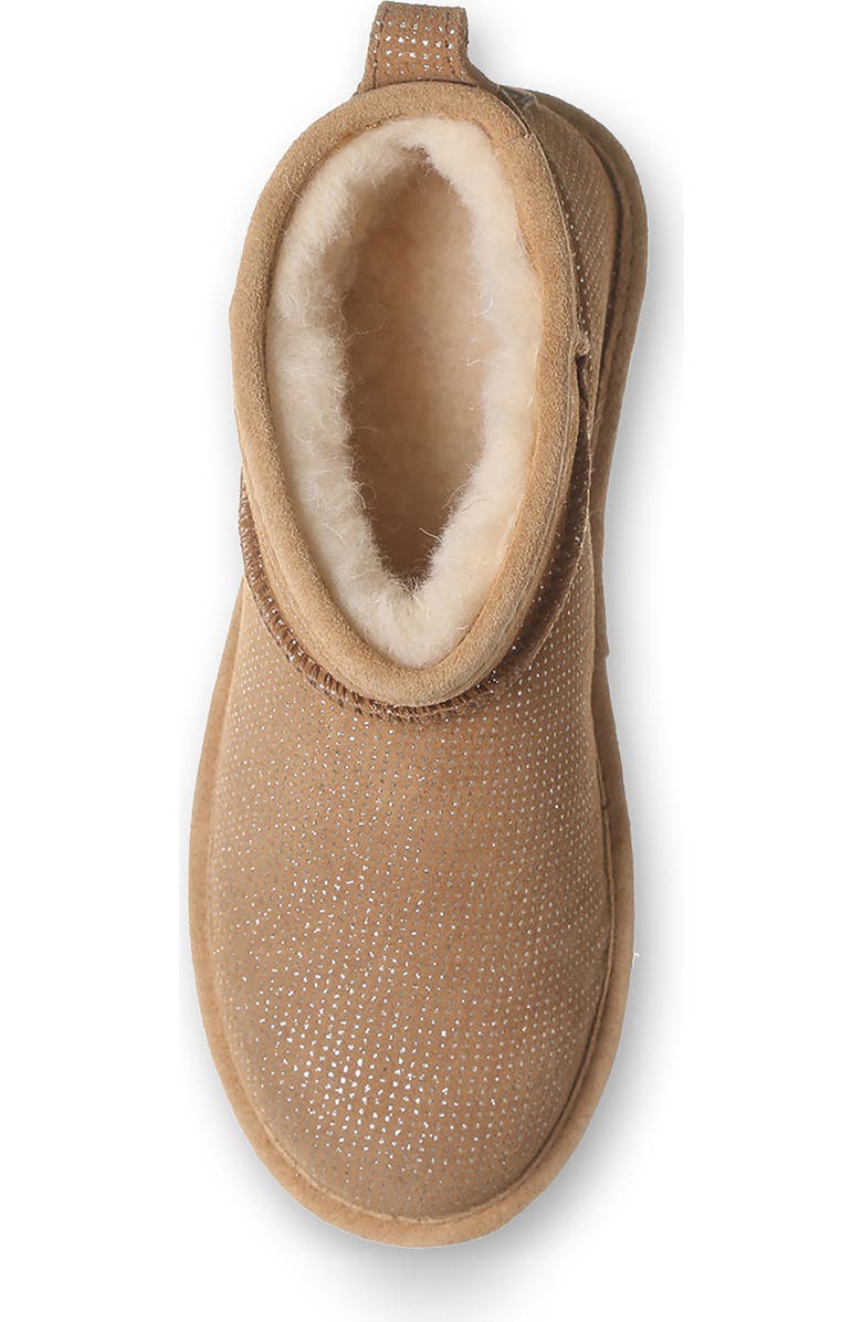 BEARPAW Genuine Shearling Lined Bootie, Alternate, color, Iced Coffee