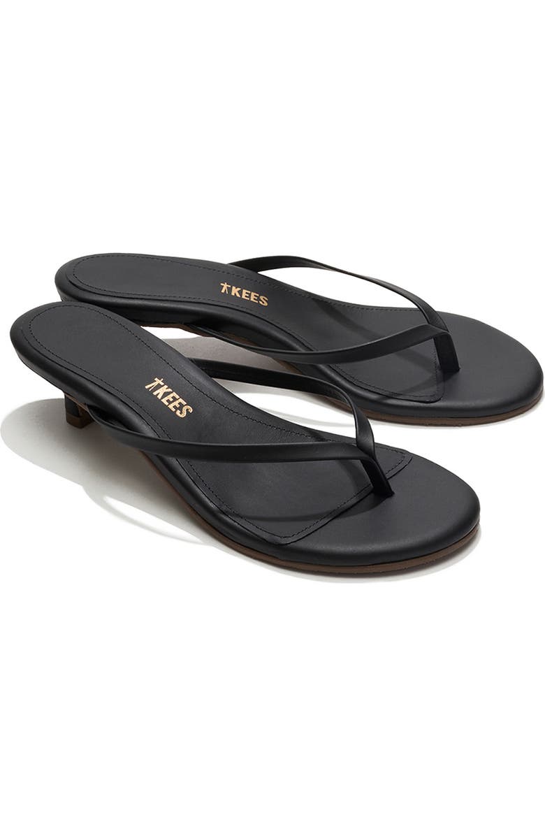 TKEES Julia Kitten Heel Flip Flop, Main, color, Sable