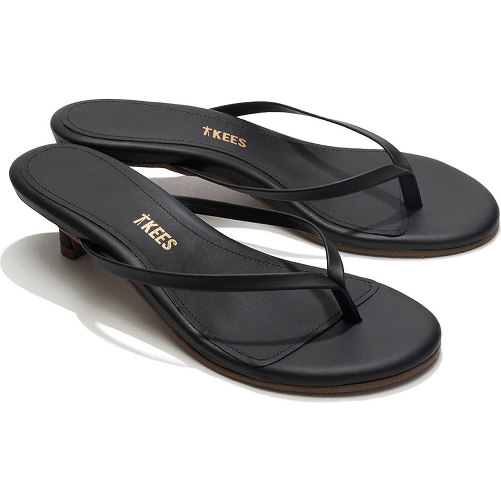 TKEES Julia Kitten Heel Flip Flop in Sable at Nordstrom, Size 5