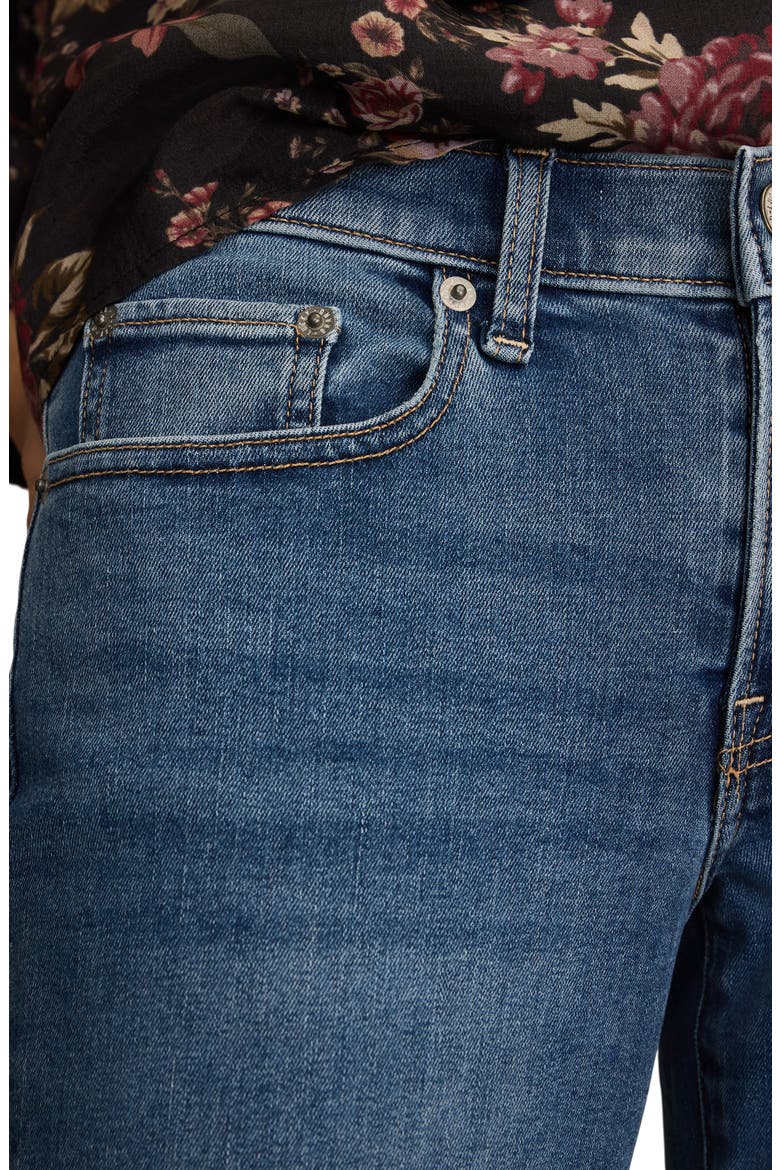 Sweet Mid Rise Crop Straight Leg Jeans, Alternate, color, BRIGHTER DAYS WASH