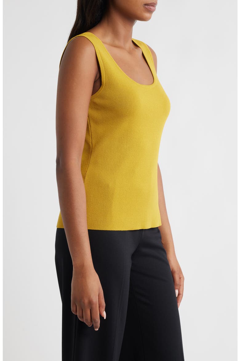 Scoop Neck Sweater Tank, Alternate, color, OCHRE