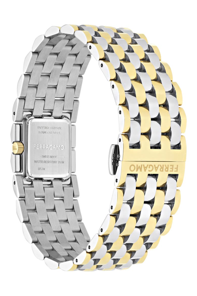 Entrelacé Two-Tone Bracelet Watch, 18.5mm x 21.5mm, Alternate, color, TWO TONE