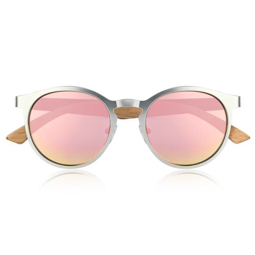 Earth Wood Positano Polarized Sunglasses In Brown