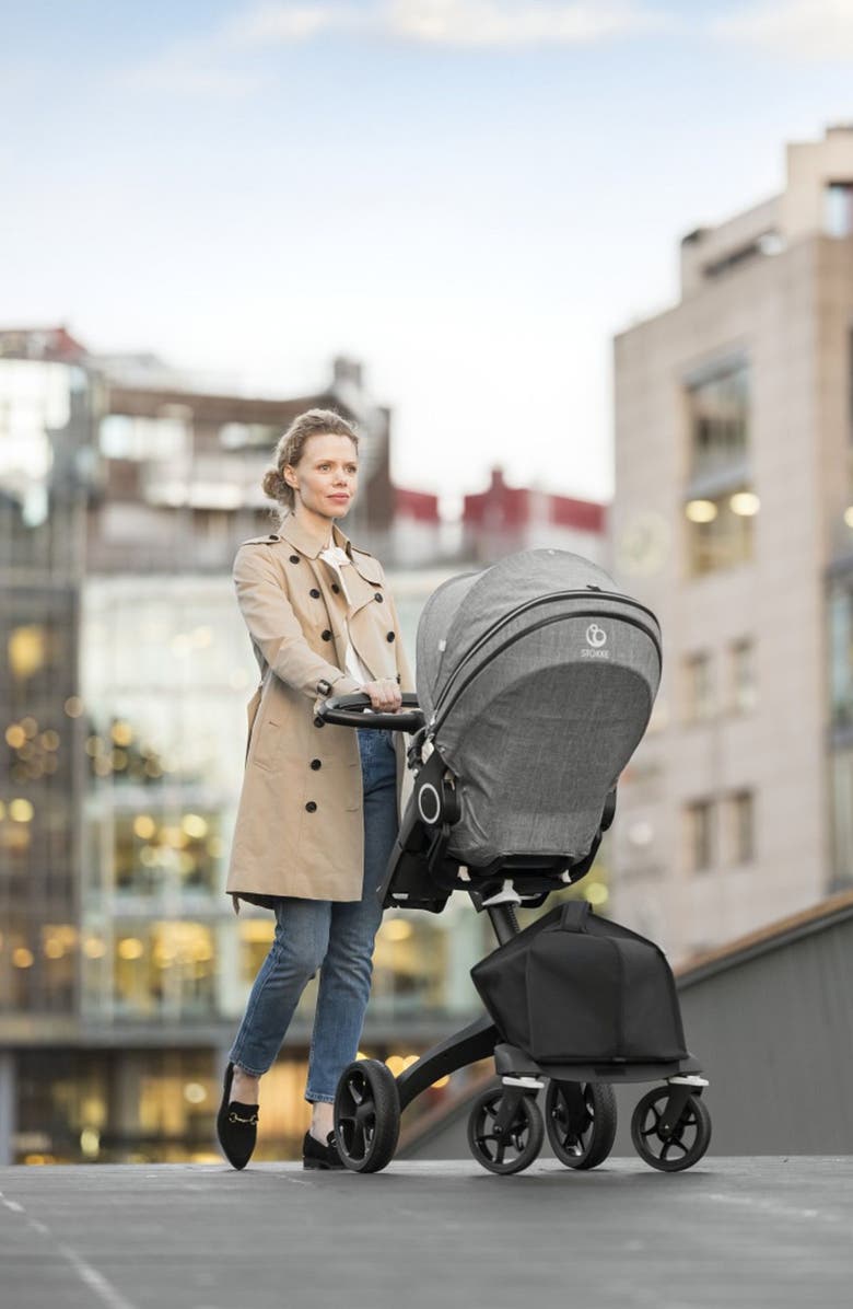 Stokke Xplory<sup>®</sup> Black Chassis Stroller, Alternate, color,