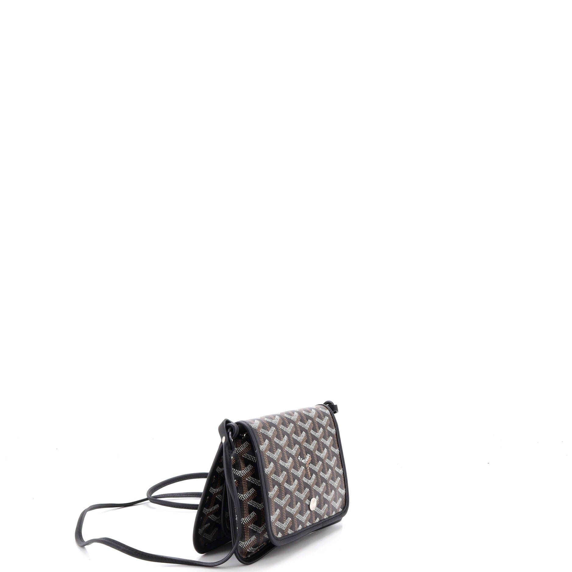 Plumet Clutch Wallet Coated Canvas, Alternate, color, Black