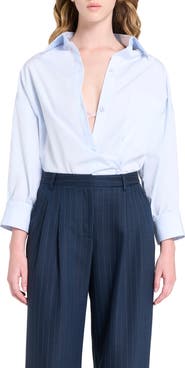 TWP New Earl Asymmetric Button-Up Shirt