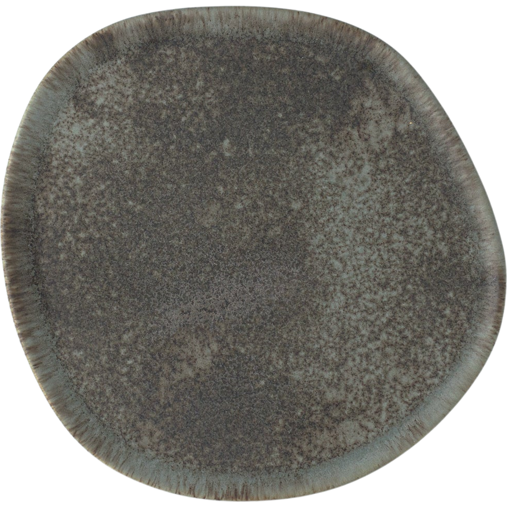Haand Ripple Salad Plate In Gray