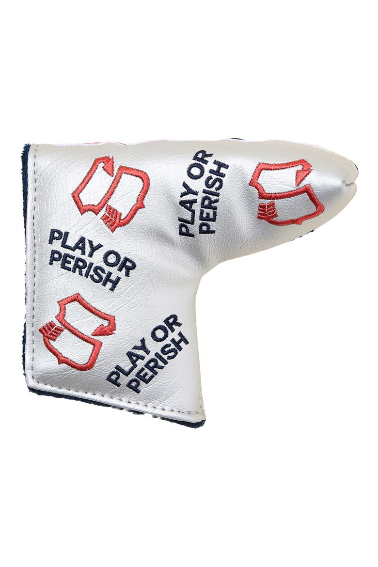 Classic Arrow Blade Putter Cover, Alternate, color, SILVER