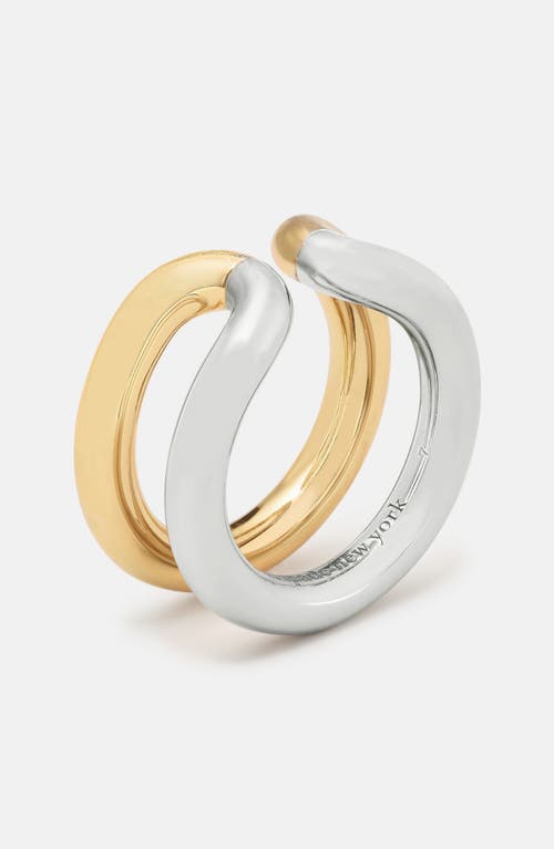 Kate Spade New York Mixed Metal Ring In Gold