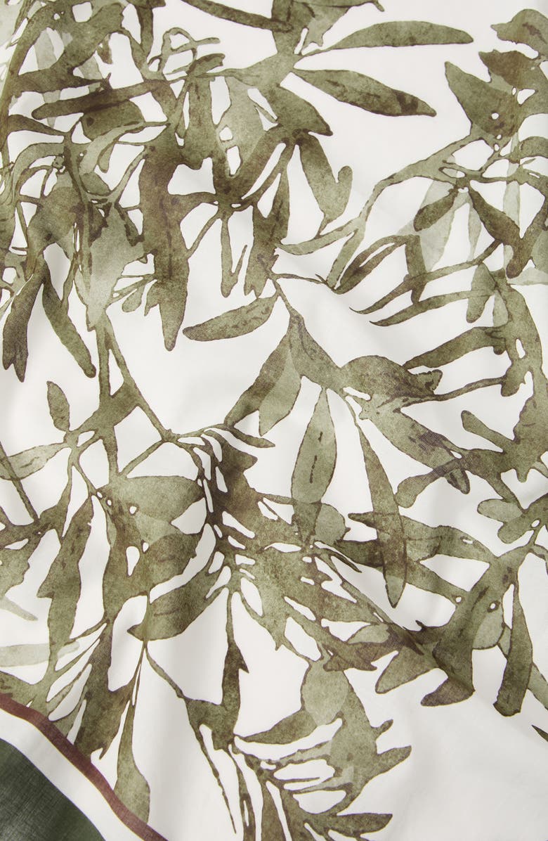 Brunello Cucinelli Herbarium Print foulard, Alternate, color, 
