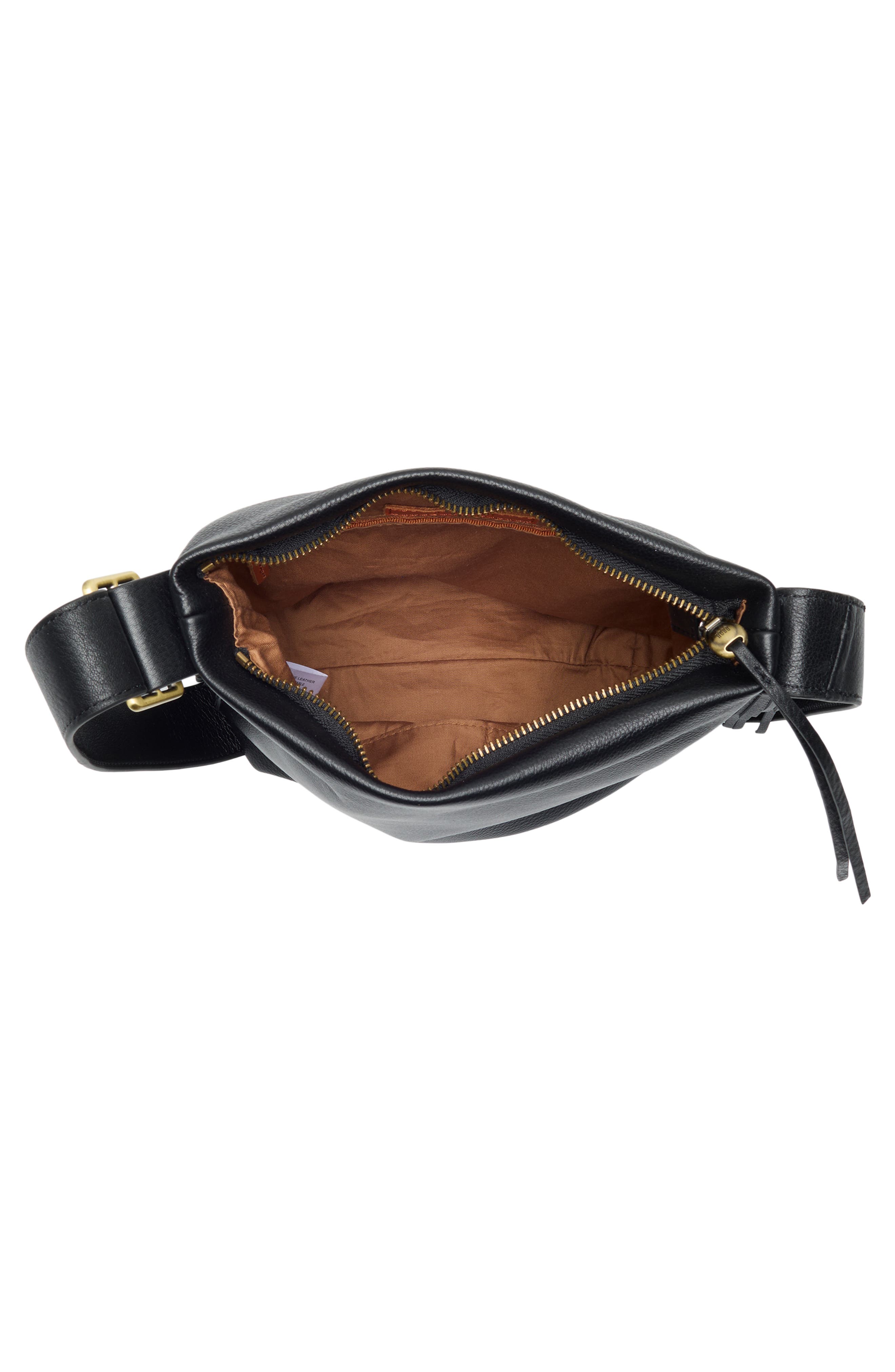 HOBO Blaze Bucket Crossbody Bag, Alternate, color, Black