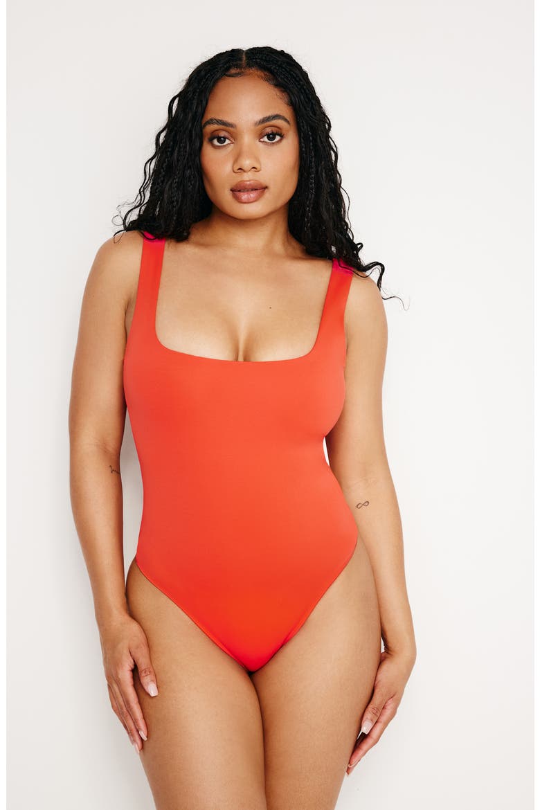Sculpting Modern Tank Bodysuit, Alternate, color, ROMA002