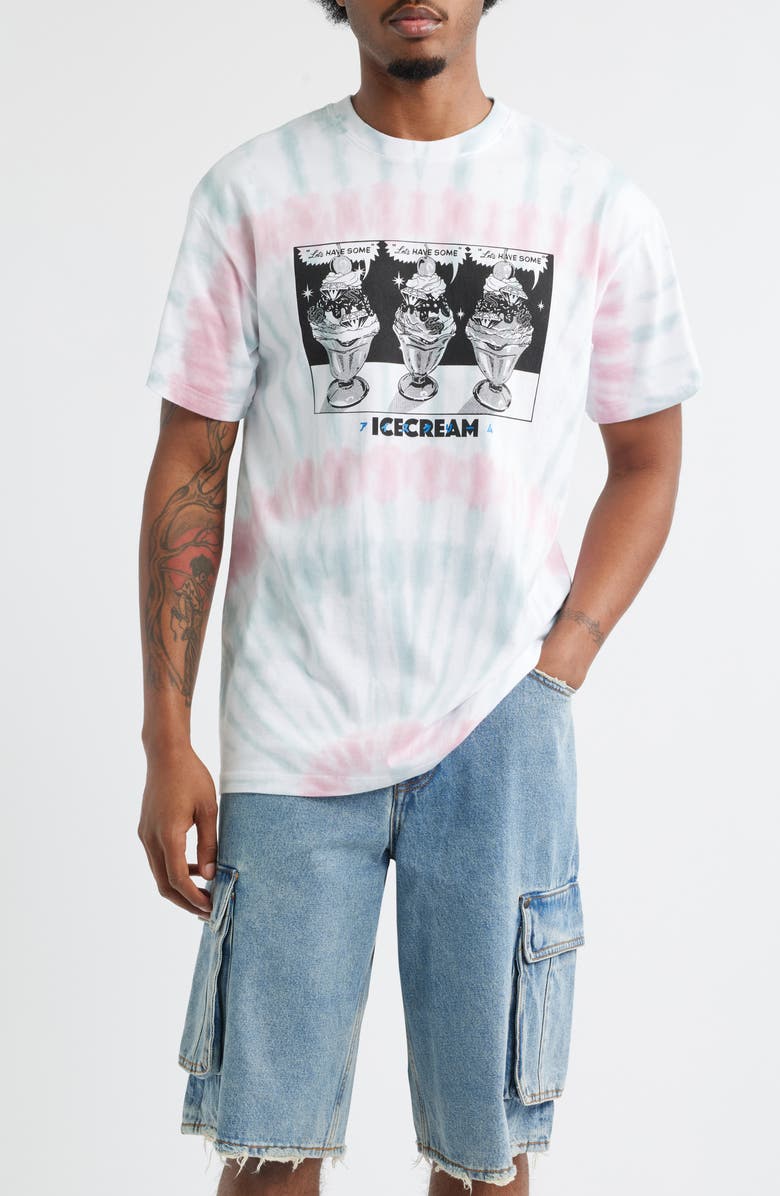 ICECREAM Unlimited Power Graphic T-Shirt, Main, color, White