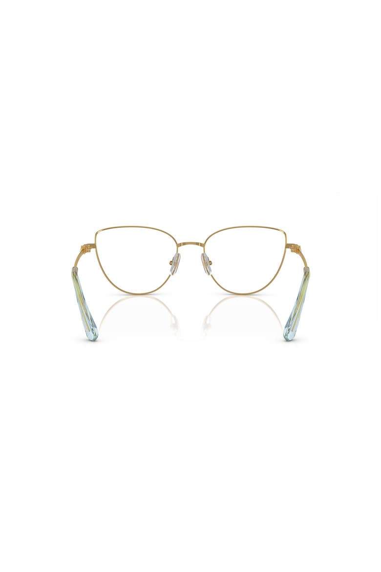 53mm Cat Eye optical glasses, Alternate, color, Gold